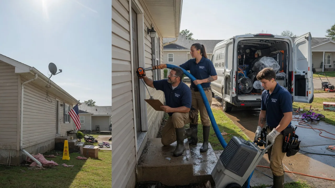Ceiling Water Damage Restoration in Newfield, ME near me